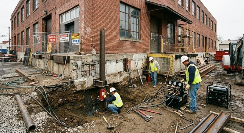 Building Foundation Repair in Cabarrus County, NC