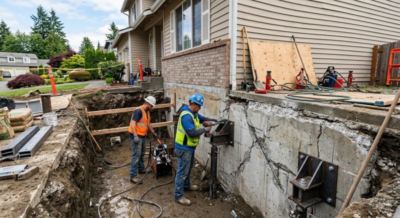 Building Foundation Repair in Matthews, NC