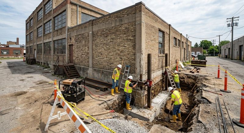 Building Foundation Repair in Waxhaw, NC