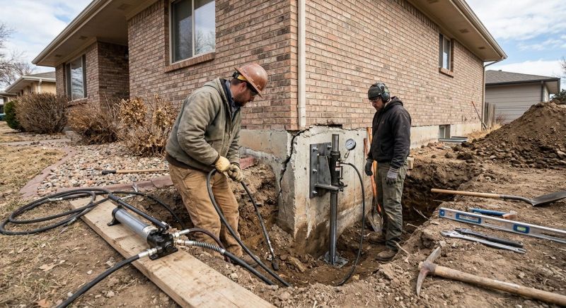Building Foundation Repair in Wingate, NC