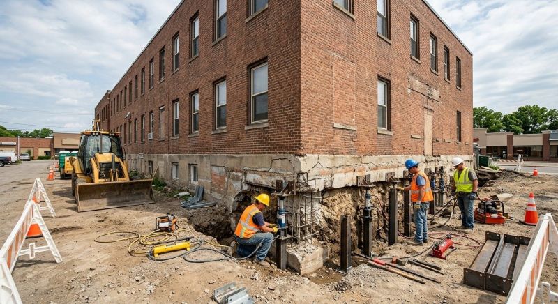 Commercial Foundation Repair in Matthews, NC