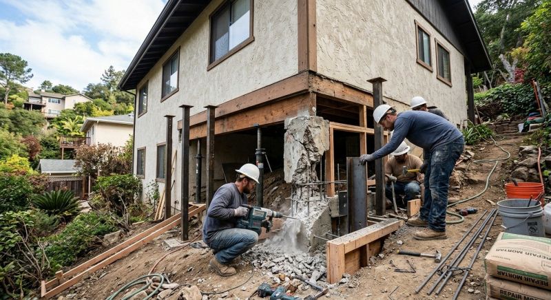 Concrete Foundation Repair in Mecklenburg County, NC