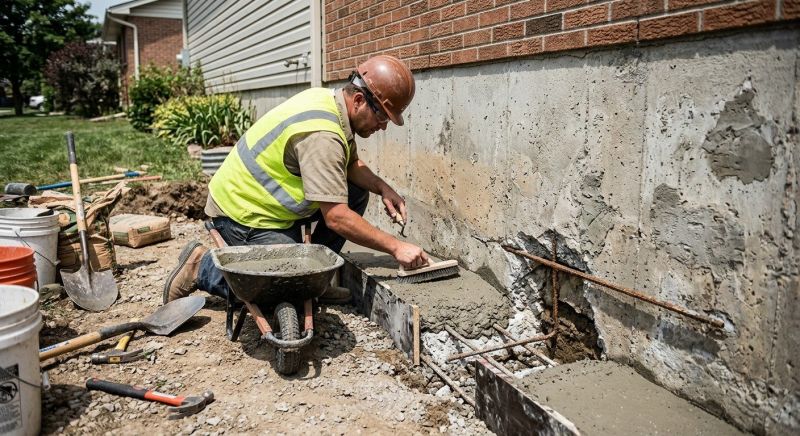 Concrete Foundation Repair in Mount Holly, NC
