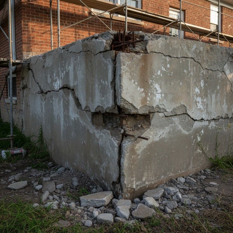 Cracked Foundation Repair in Waxhaw, NC