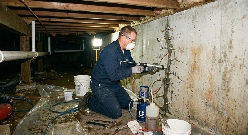 Crawlspace Foundation Repair in Locust, NC