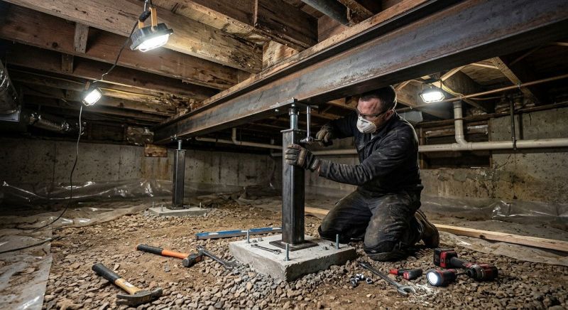 Crawlspace Structural Repair in Matthews, NC