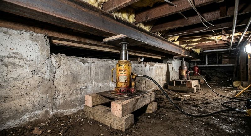 Foundation Jacking in Huntersville, NC