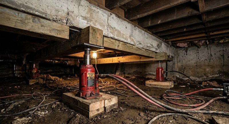 Foundation Jacking in Huntersville, NC