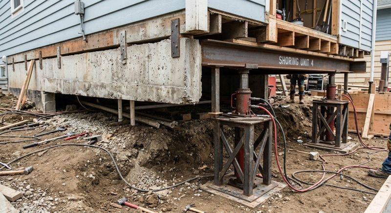 Foundation Jacking in Indian Trail, NC