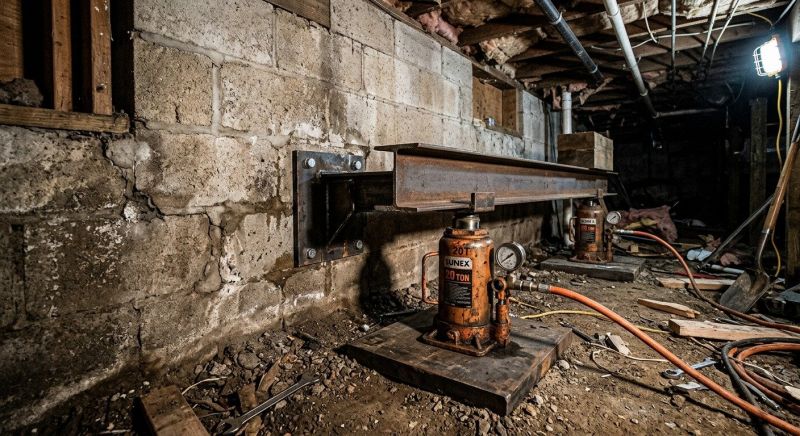 Foundation Jacking in Indian Trail, NC
