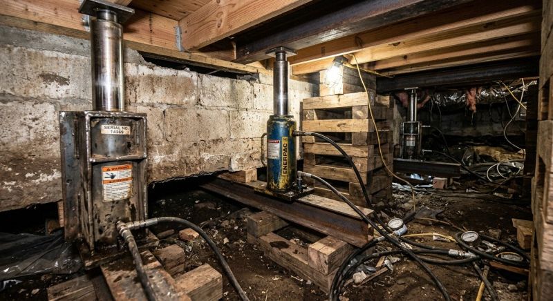 Foundation Jacking in Mount Holly, NC