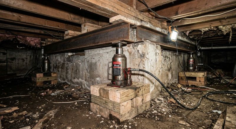 Foundation Jacking in Mount Holly, NC