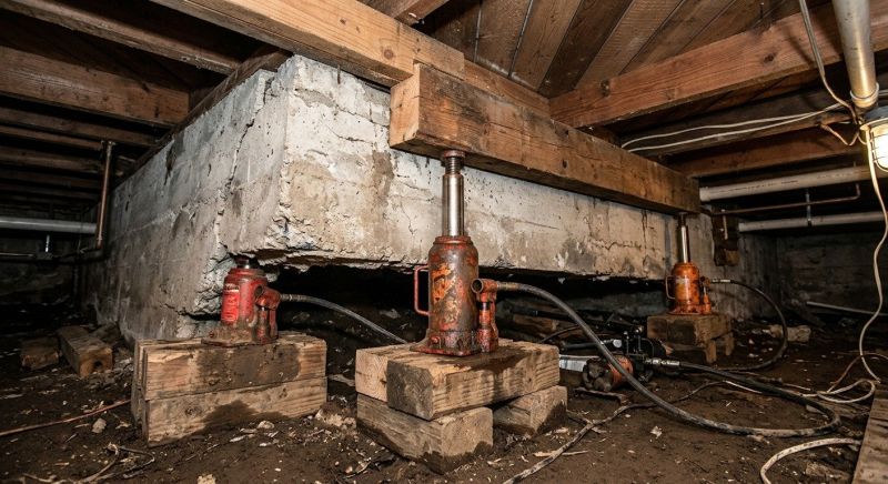 Foundation Jacking in Union County, NC