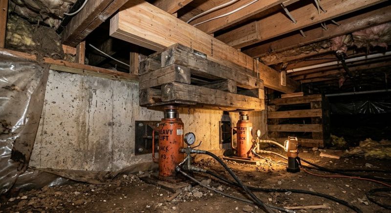 Foundation Jacking in Wingate, NC