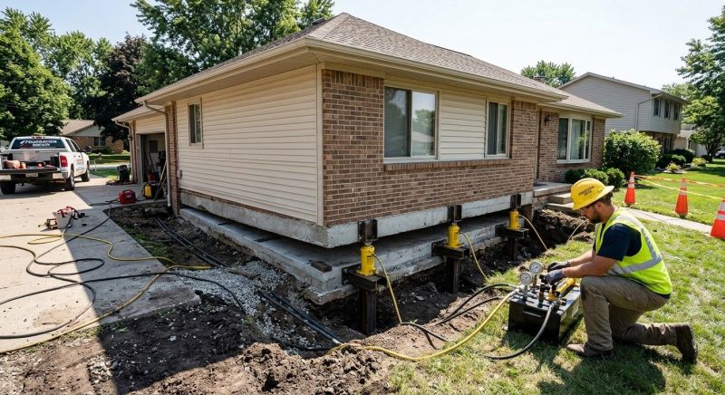 Foundation Lifting in Charlotte, NC