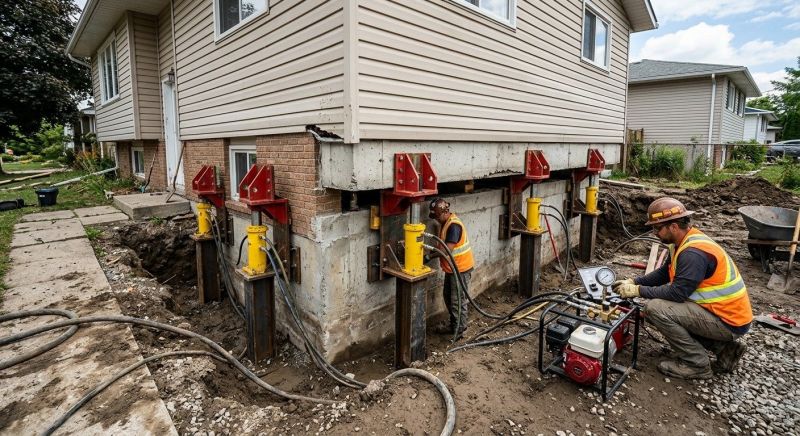 Foundation Lifting in Concord, NC