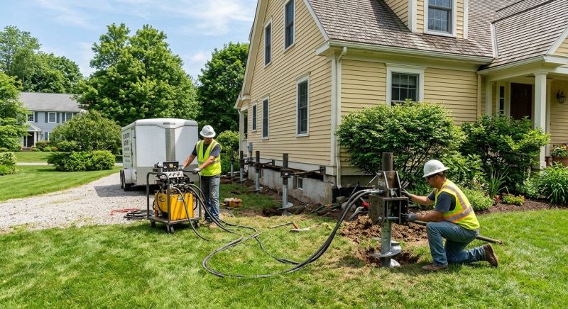 Foundation Lifting in Indian Trail, NC