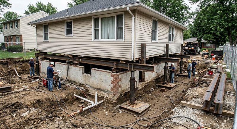 Foundation Lifting in Midland, NC