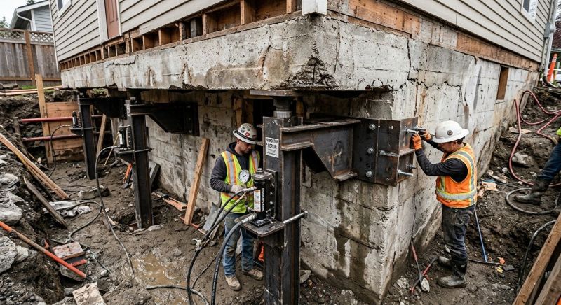 Foundation Lifting in Wingate, NC