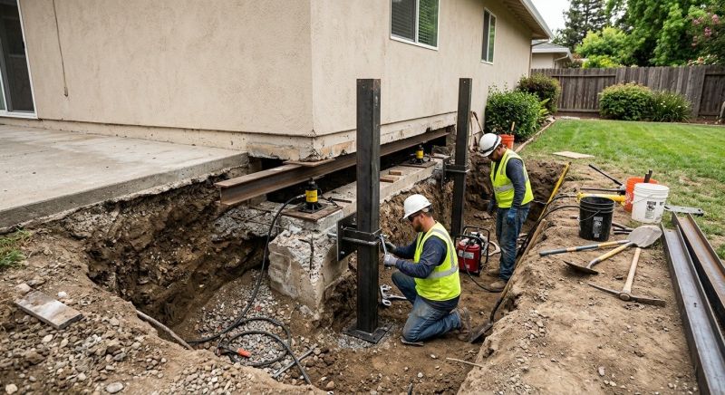 Foundation Pier Repair in Matthews, NC