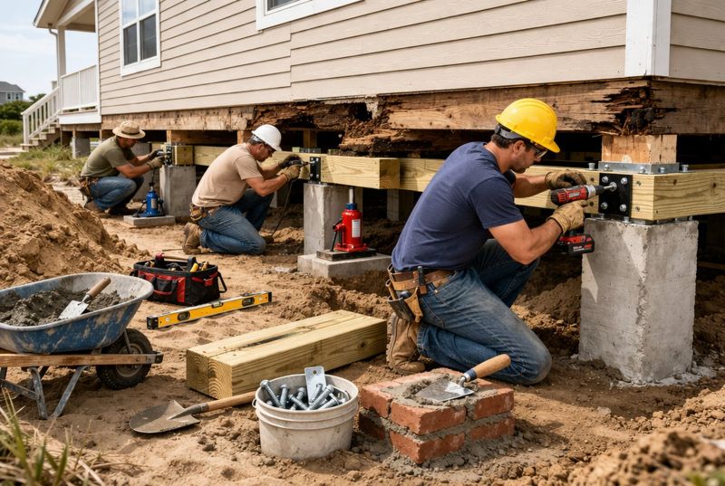 Foundation Raising in Midland, NC
