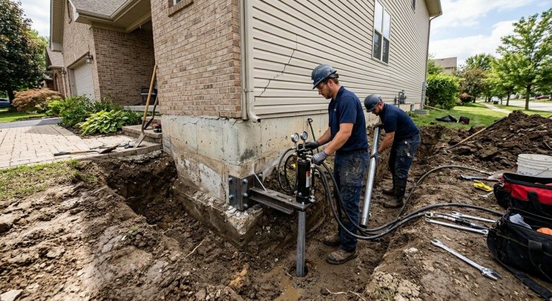 Foundation Settlement Repair in Matthews, NC