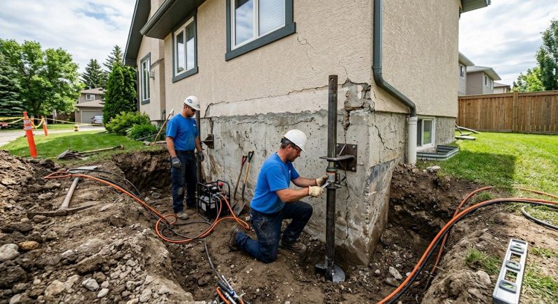 Helical Piers Installation in Matthews, NC