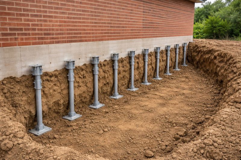 Helical Piers Installation in Matthews, NC