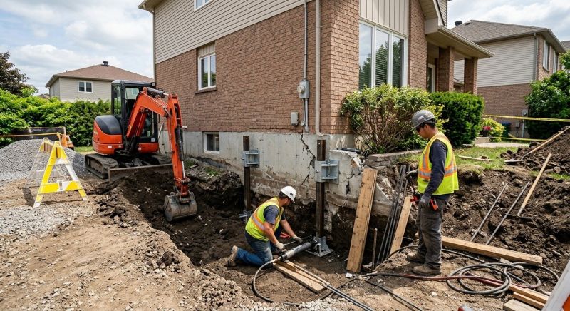 House Foundation Repair in Wingate, NC