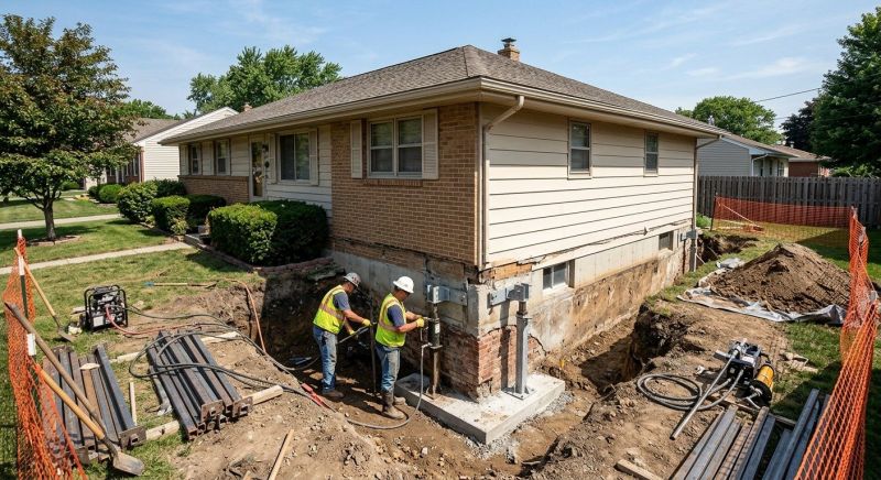 House Underpinning in Matthews, NC