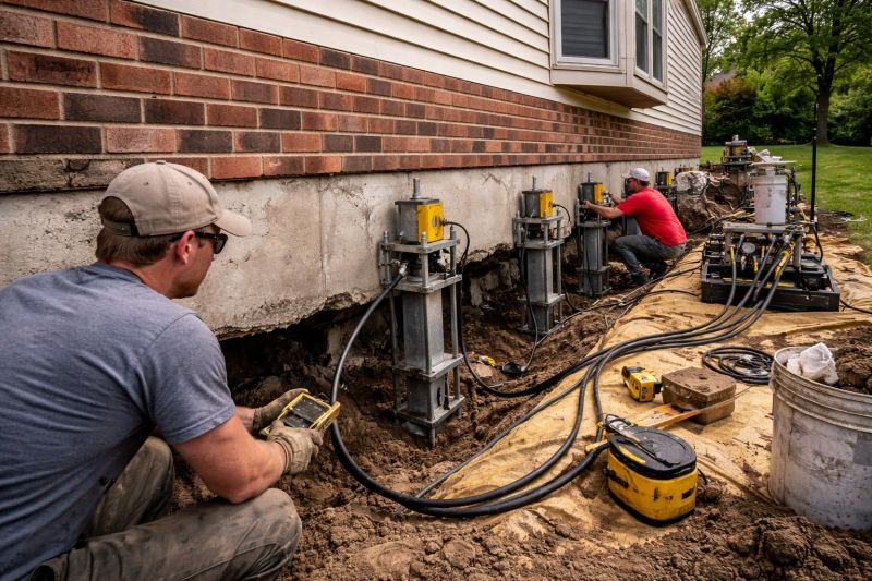 Settling Foundation Service in Waxhaw, NC