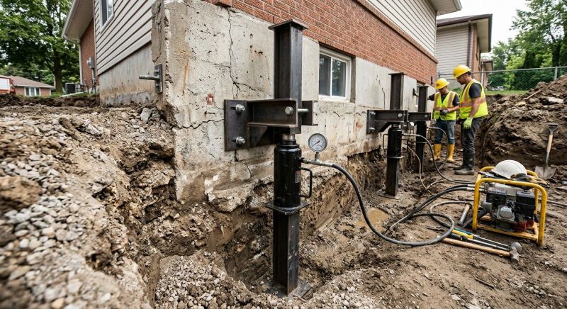 Sinking Foundation Lifting in Matthews, NC
