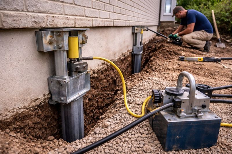 Sinking Foundation Repair in Charlotte, NC