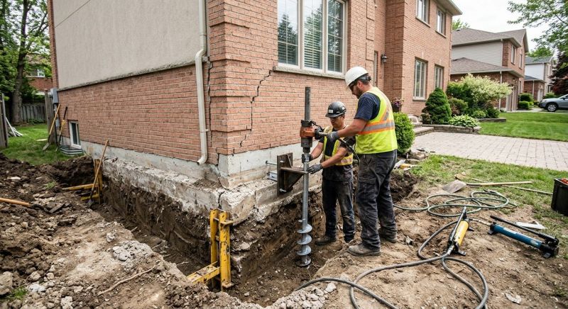 Sinking Foundation Repair in Fort Mill, SC