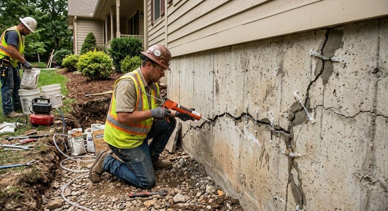 Structural Crack Repair in Matthews, NC