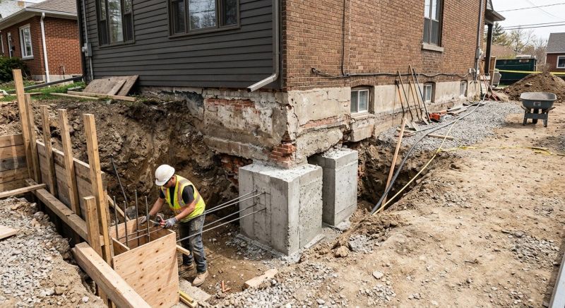 Structural Underpinning in Matthews, NC
