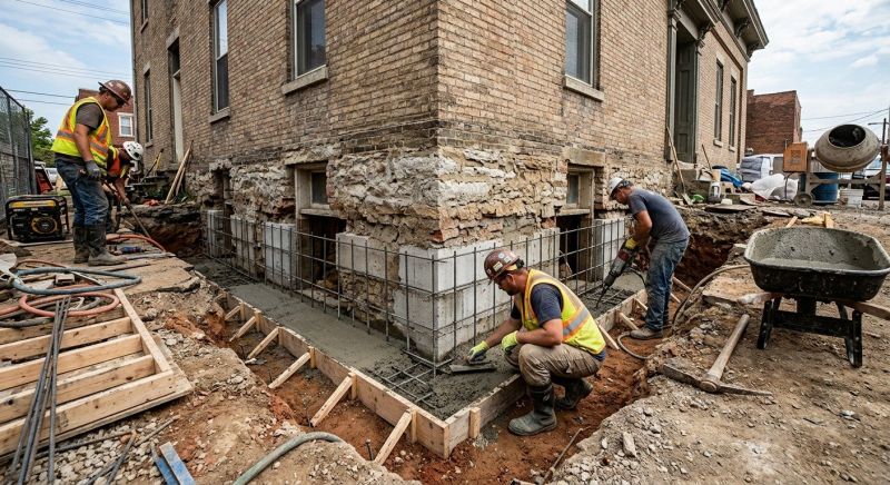 Structural Underpinning in Matthews, NC