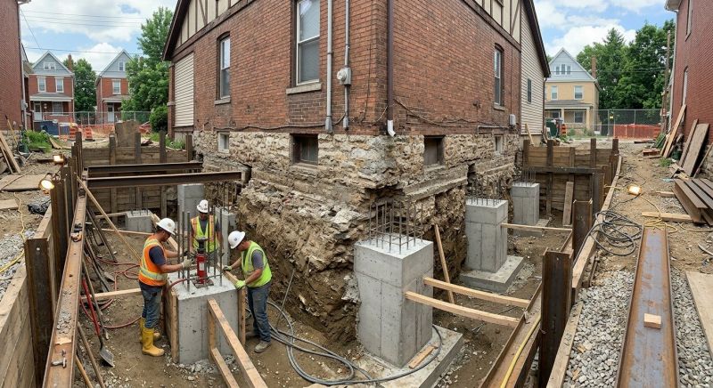 Structural Underpinning in Matthews, NC